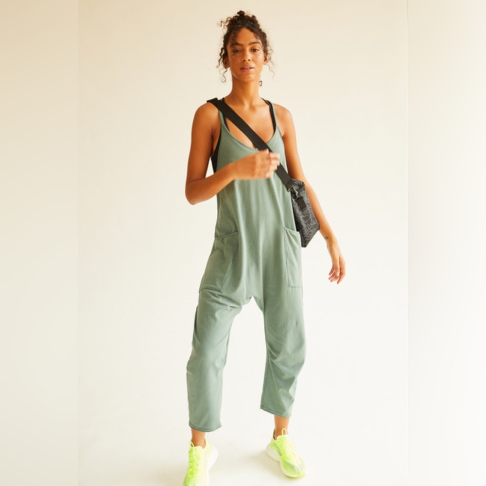 Free People Movement Hotshot Onesie - Lush Pine, Size M
